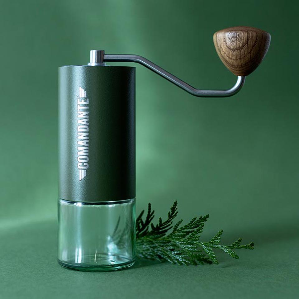 Comandante C40 MK3 Nitro Grün Handmühle - Municoffee Company GbR