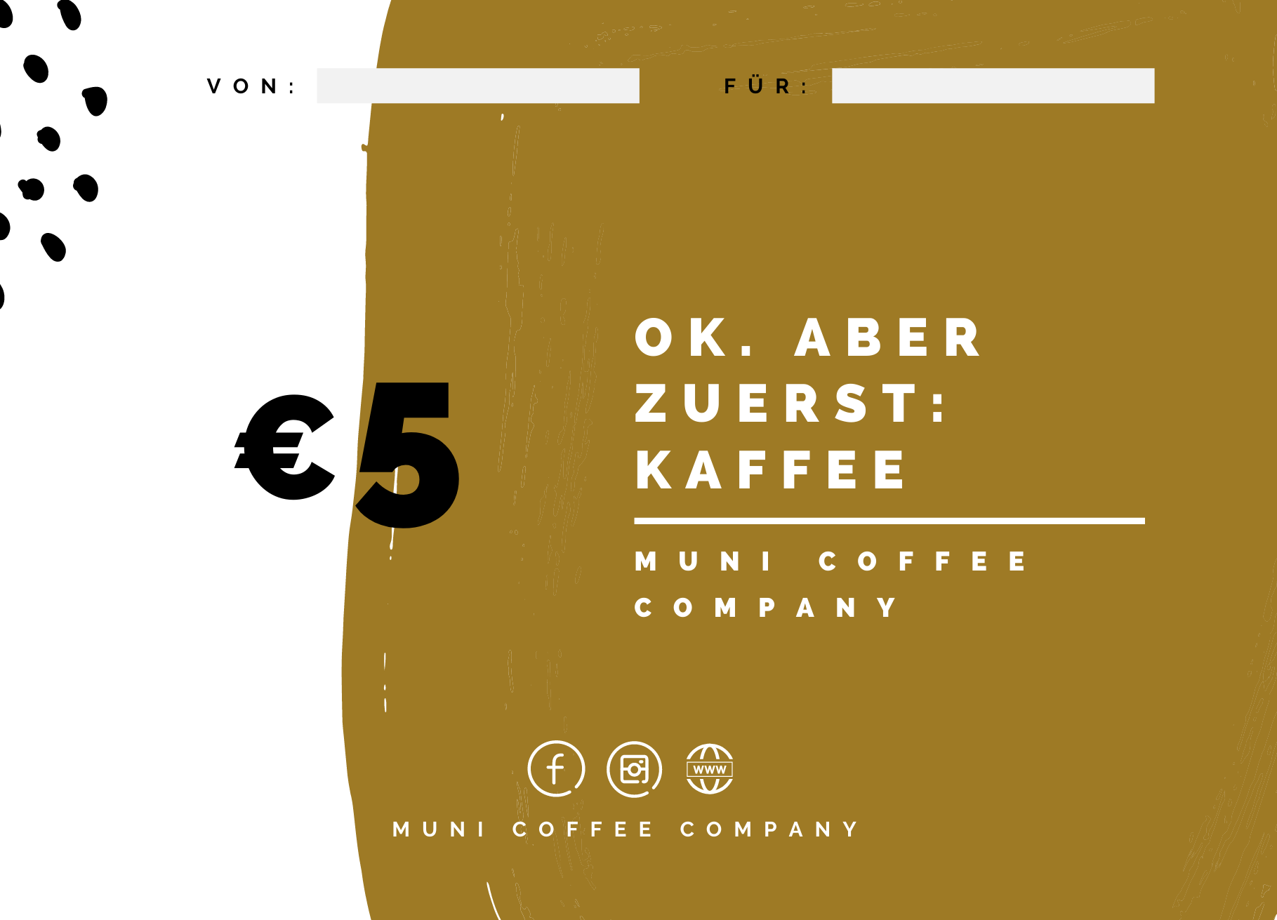 Muni Geschenkgutschein