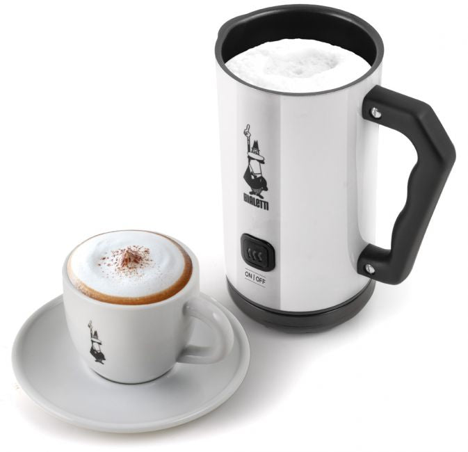 Bialetti Cappuccinatore / Elektrischer Milchaufschäumer Elettric Mk02 weiß
