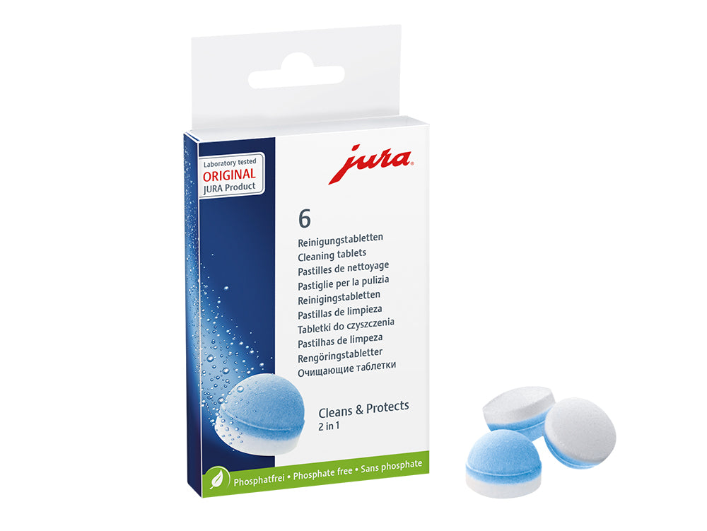 Jura 2-Phasen-Reinigungstabletten - Municoffee Company GbR