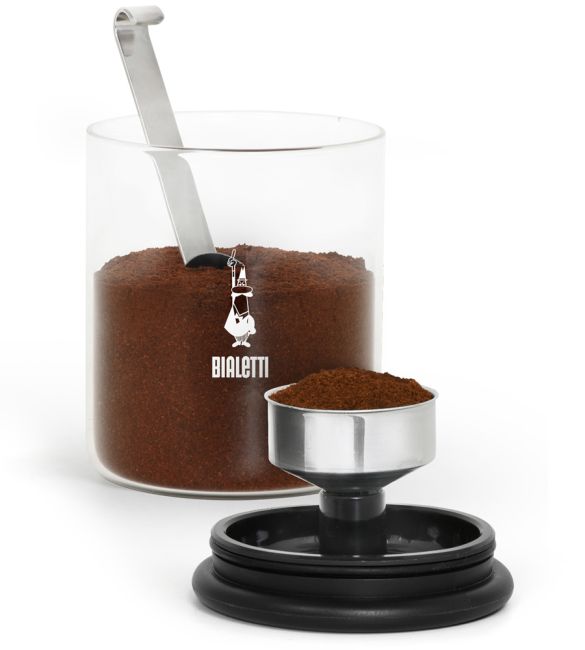 Bialetti Kaffee-Aromabehälter Glas